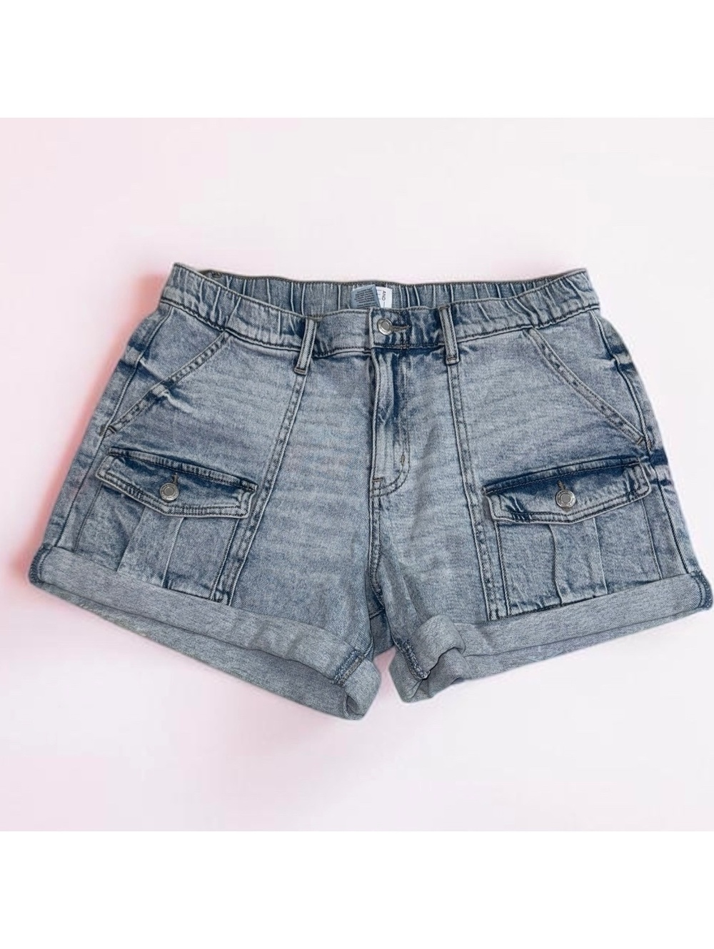 Cute blue denim shorts